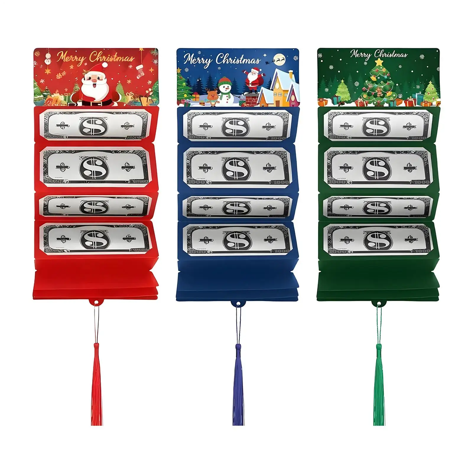 

Christmas Money Holder For Cash 10 Slots Festive Card Checks Envelope Christmas Money Envelope For Cash For Family Friends Kids
