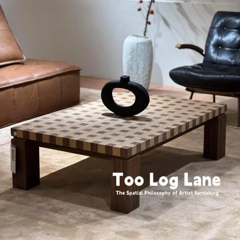 

Japanese Wood Coffee Table Minimalist Unique Aesthetic Transform Coffee Table Modern Decoration Mesa Auxiliar Home Furniture