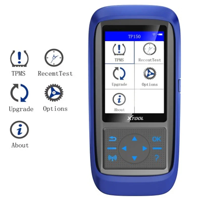 XTOOL TP150 Tire Pressure Monitoring System OBD2 TPMS Diagnostic Scanner Tool TPMS Program With 315&433 MHZ Sensor