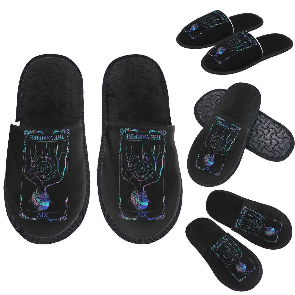 Custom Astarion Baldurs Gate The Vampire Slippers Memory Foam Warm Soft Women House Slipper Bedroom Comfy Shoes