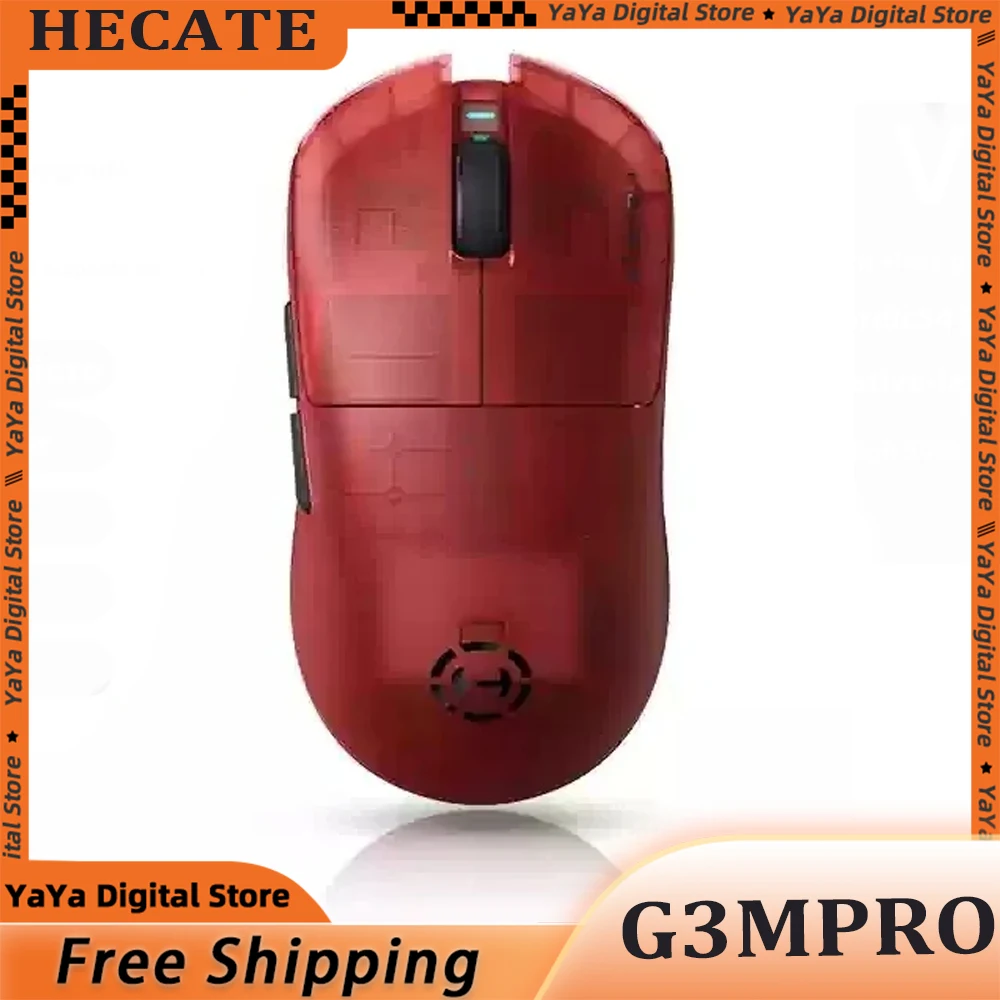 

Hecate G3M Pro Модернизированная игровая мышь с тремя режимами Беспроводная связь Paw3395 Датчик скорости вспышки Легкая киберспортивная мышь Геймер ПК Подарки