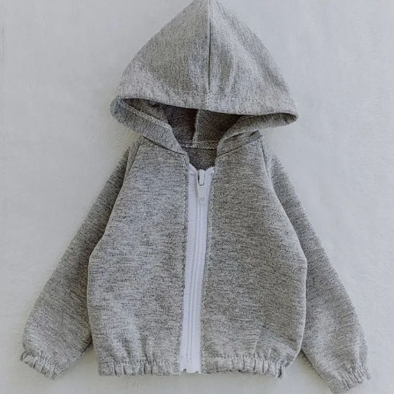 1/4 1/3 Doll's Clothes for 42-46cm,60cm,62cm,65-68cm Bjd Doll Hooded Jacket  White/grey/black Coat Doll Accessories,no Doll