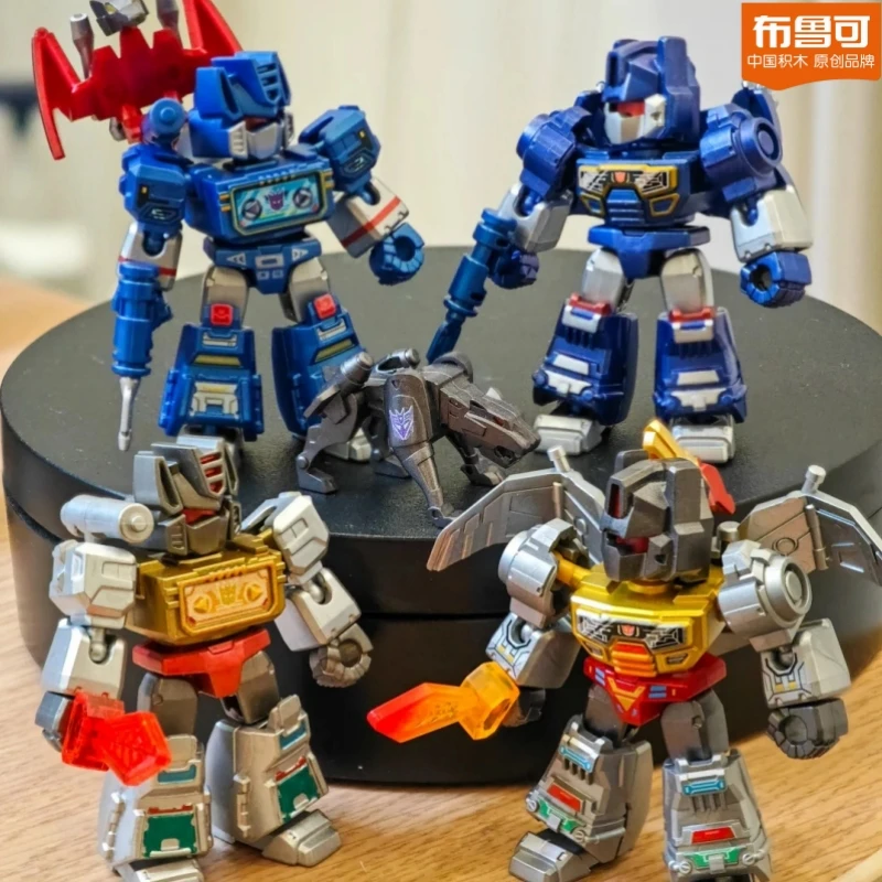 

Blokees Transformers Starry Edition Vol.3 Devastator оригинальный Optimus Prime Megatron Bumblebee бронированный робот слепая коробка игрушки в подарок