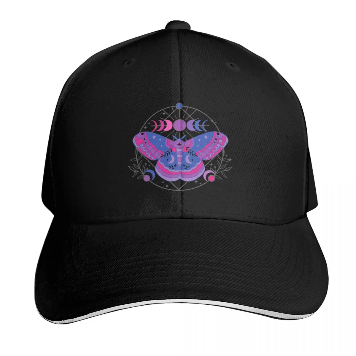 Bisexual Magic Moon Moth Baseball Cap tactical cap Anime Hat Hat Luxury Brand Golf Cap Woman Hats Men's