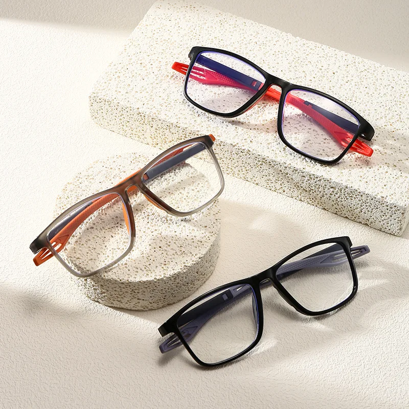 3 stücke/1 stücke TR90 Sport Lesebrille Männer Ultraleicht Anti Blau Licht Presbyopie Brillen Männer Hyperopie Optische Brillen dioptrien