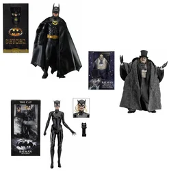 NECA BatKing 1ram 4 Penguin Cat Woman Keaton 18-inch Doll Model Hand-made Furnishings Like Collection