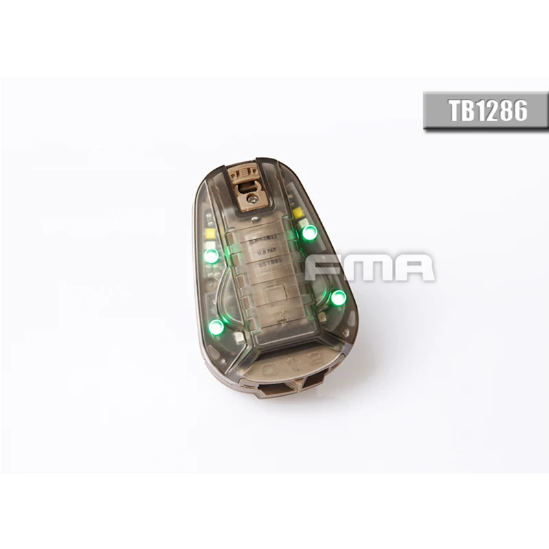 FMA Signal light Survival light HEL-STAR 6IR Gen3 Helmet Light for Survival and Recognizing Teammate Green Light TB1286