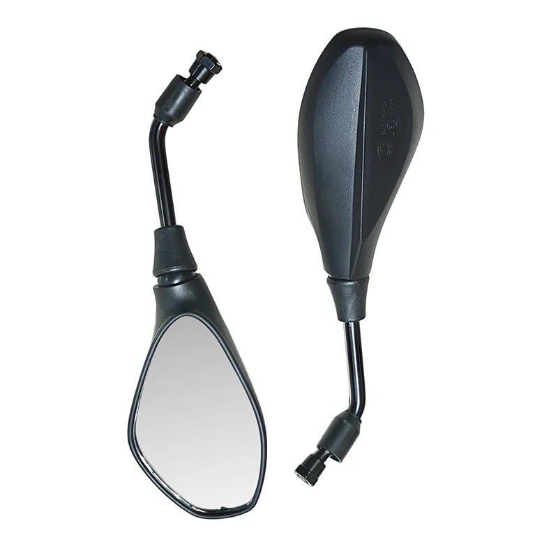 Adjustable Rearview Mirror for Motorcycle E-Mark Certified Bike Safety Riding Mirrors with Mounts