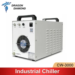 S&A CW3000 Industrial Water Chiller for CO2 Laser Engraving Cutting Machine Water Tank Cooling 60W 80W Laser Tube DG110V AG220V