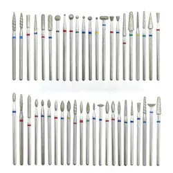 45 Maten Diamant Nail Boor Mill Cutter Alle Voor Manicure Machine Bit Gereedschap Accessoires Cuticle Schoon Voor Verwijderen Nail gel