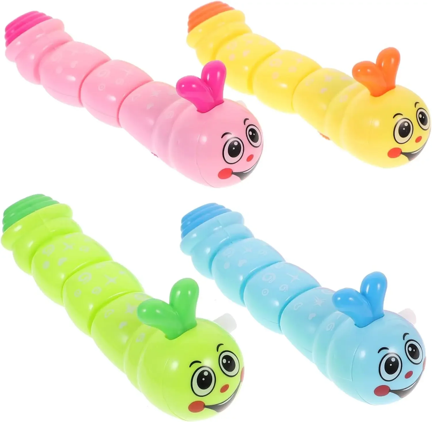 Afbeelding 6: 1pc Leuke Wind Up Clockwork Rups Speelgoed voor Kat Clockwork Huisdier Speelgoed Kauwen Klauwen Duimbeet Huisdier Accessoires Interactief Speelgoed