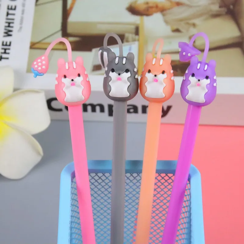 24 Pcs New Tentacle Animal Gel Pens Set Creative Stationery Student Writing Instruments Water-based Learning Prizes Gifts