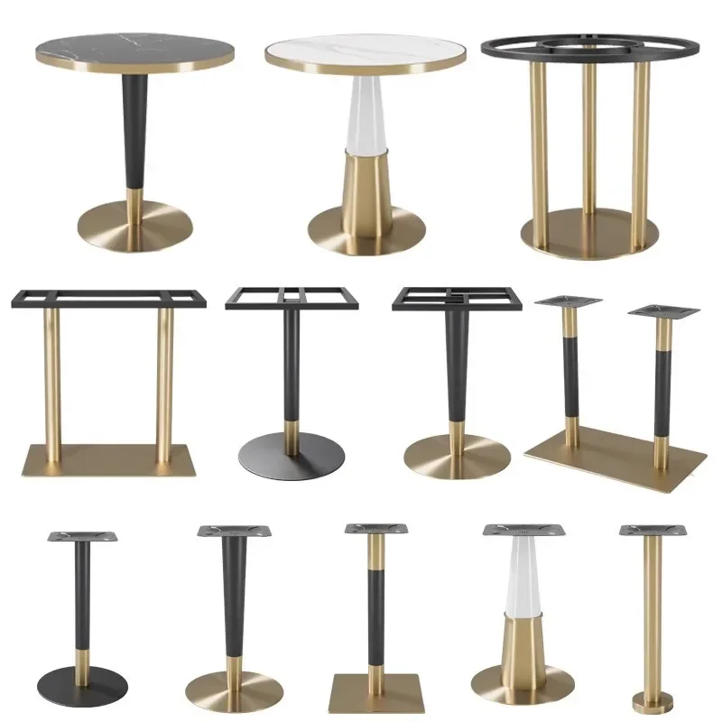 

Light luxury negotiation table legs Stainless steel bracket Simple support table legs Small round table legs Metal wrought iron