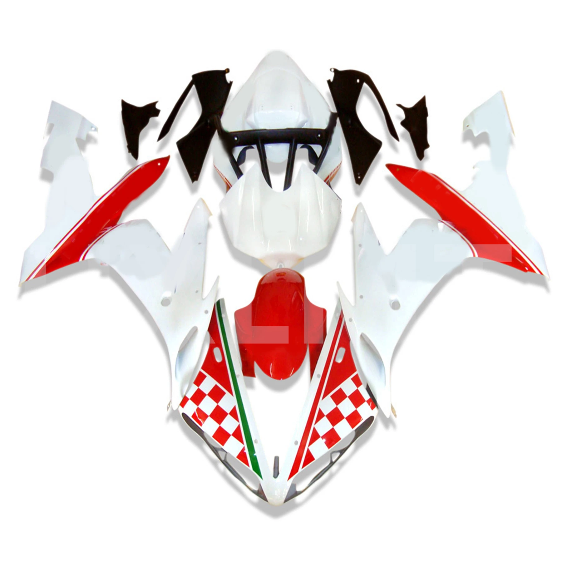 

Injection Fairings For YAMAHA YZF R1 2004 2005 2006 White Red Black Body work Parts Fairing Kit YZFR1 04 05 06