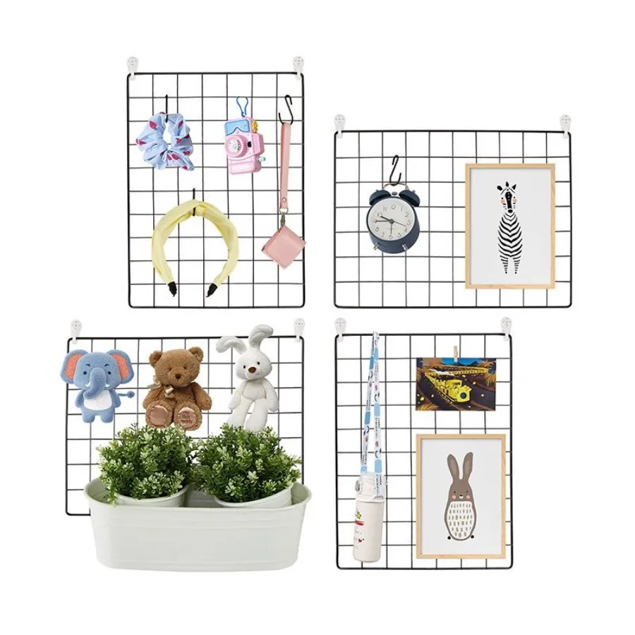 

Wall Storage Organizer with Clips for Home Office Dr