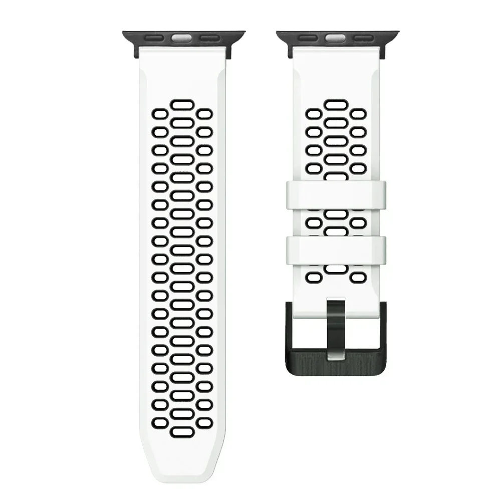 Sport Silikonarmband für Apple Watch Ultra 2 49 mm Armband Armband für Apple Watch Serie 9 8 7 SE 6 45 mm 44 mm 42 mm Zubehör – Detail 17