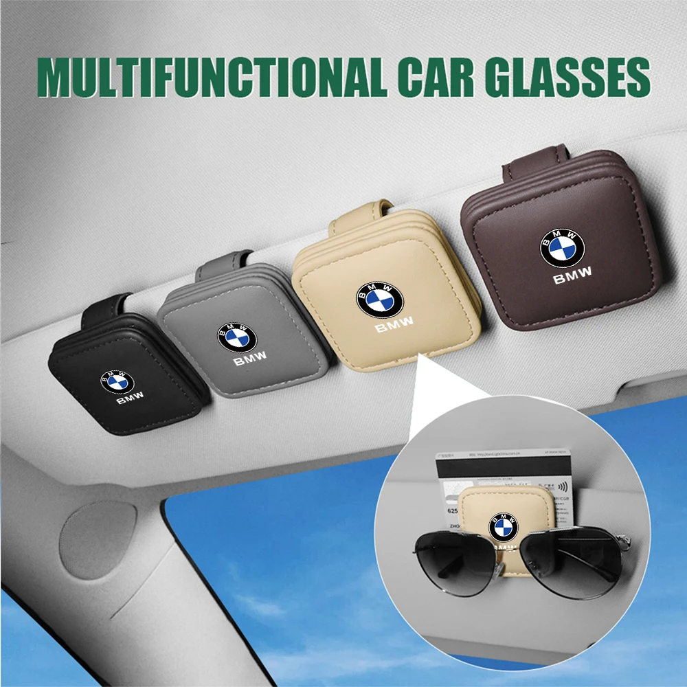 1Pcs Car Sun Visor Eyeglass Holder Storage Sunglasses Clip for BMW E36 E39 E46 E53 E90 E60 E61 E93 E87 X1 X3 X5 X6 F30 F20 F10