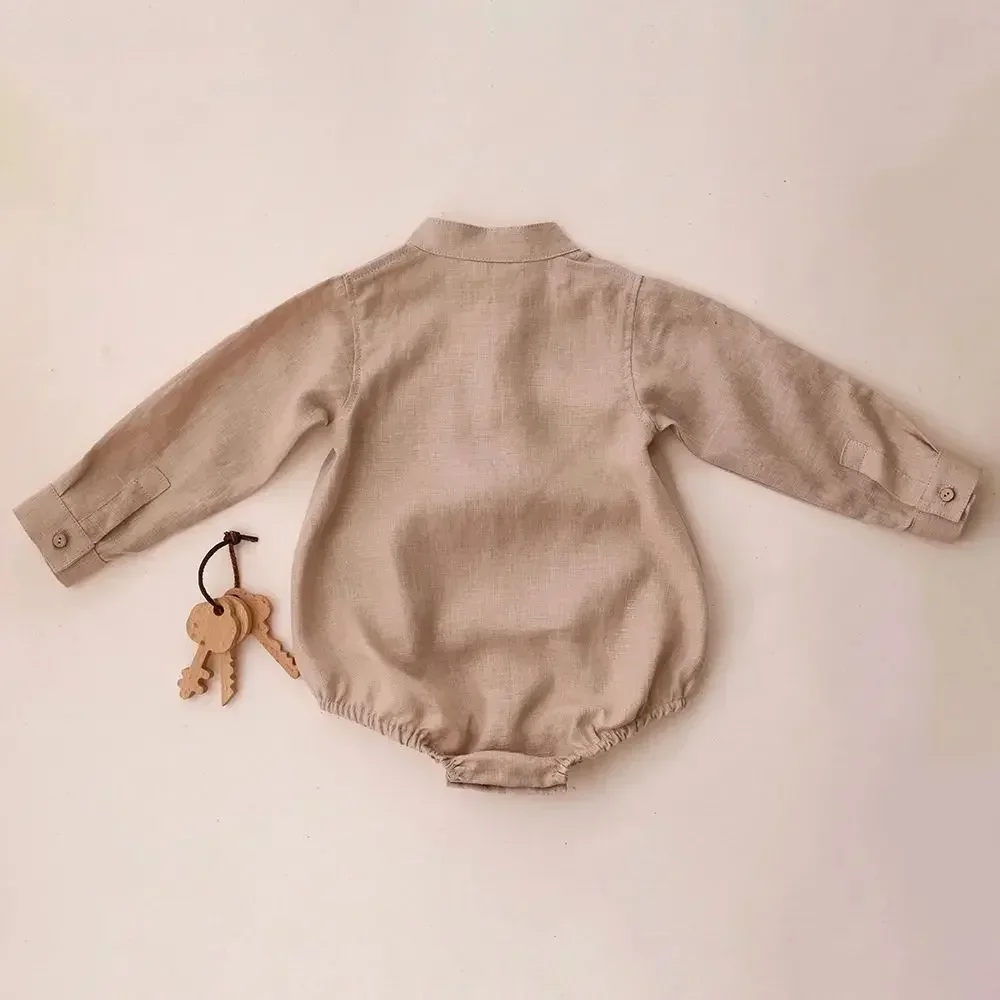 Spring Baby Boy Clothes Long Sleeve Soft Cotton Newborn Baby Boy Bodysuit