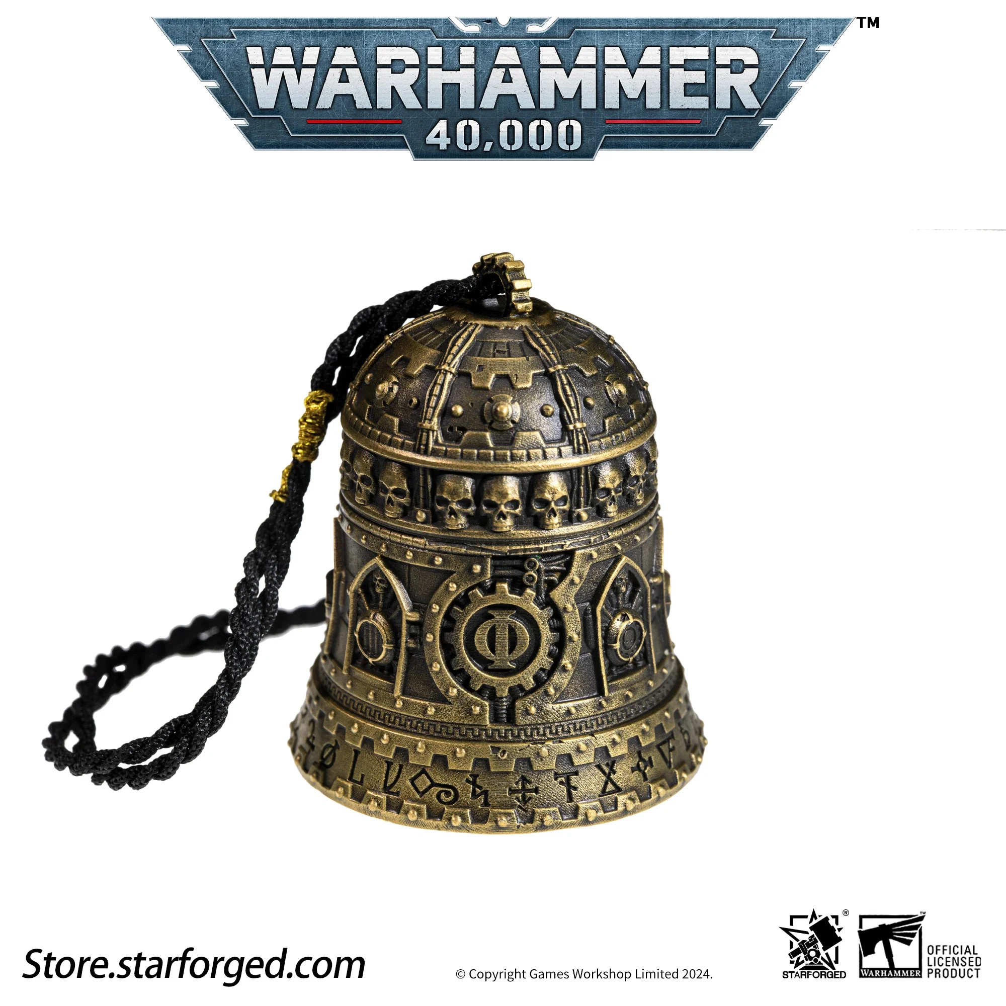 Starforged Warhammer 40K DominationBell of Ominissah Adeptus Mechanicus Copper Pendant Other