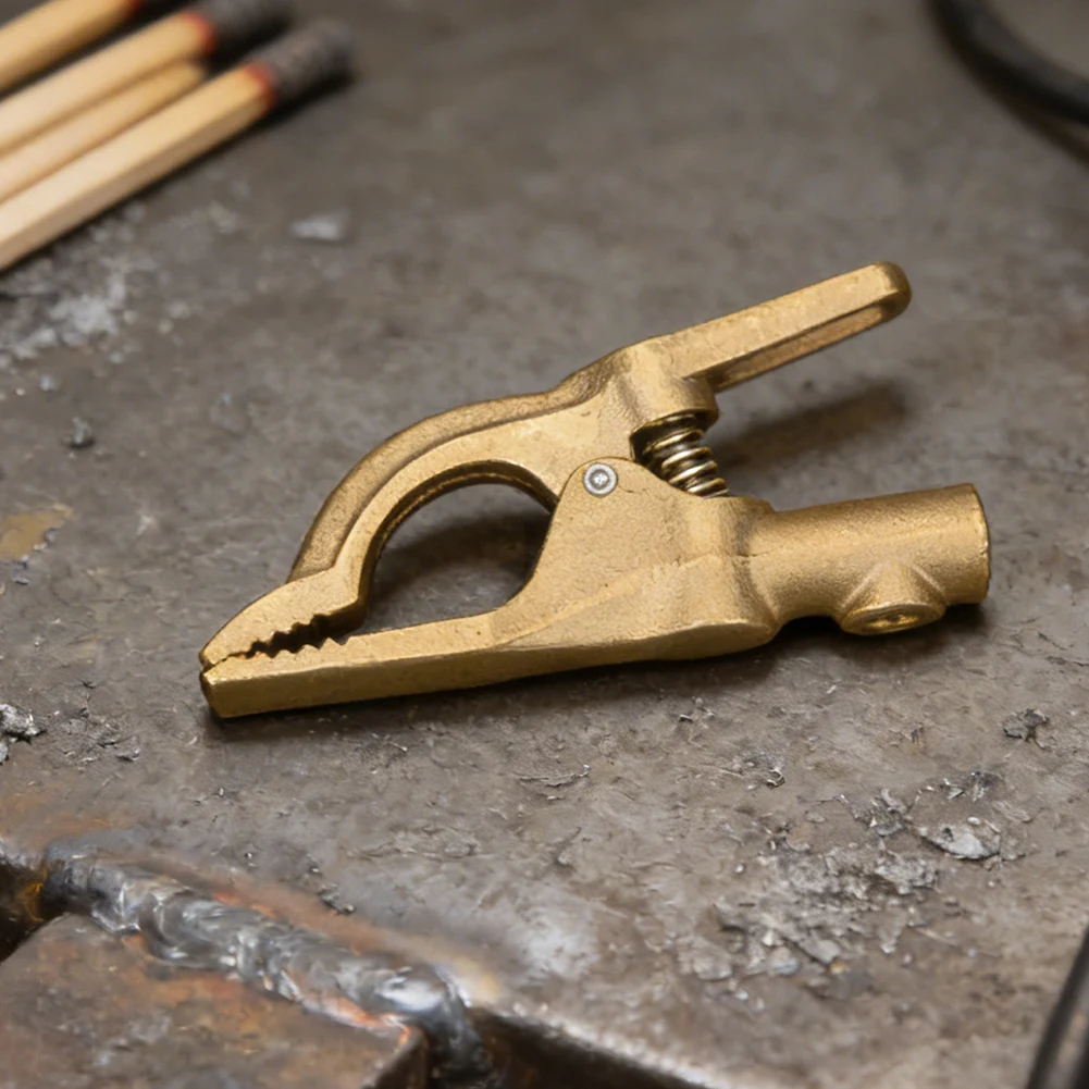 

Зажим заземляющий для сварки 300А, 32 мм, утолщенный медный, для сварочного аппарата, 1 шт.