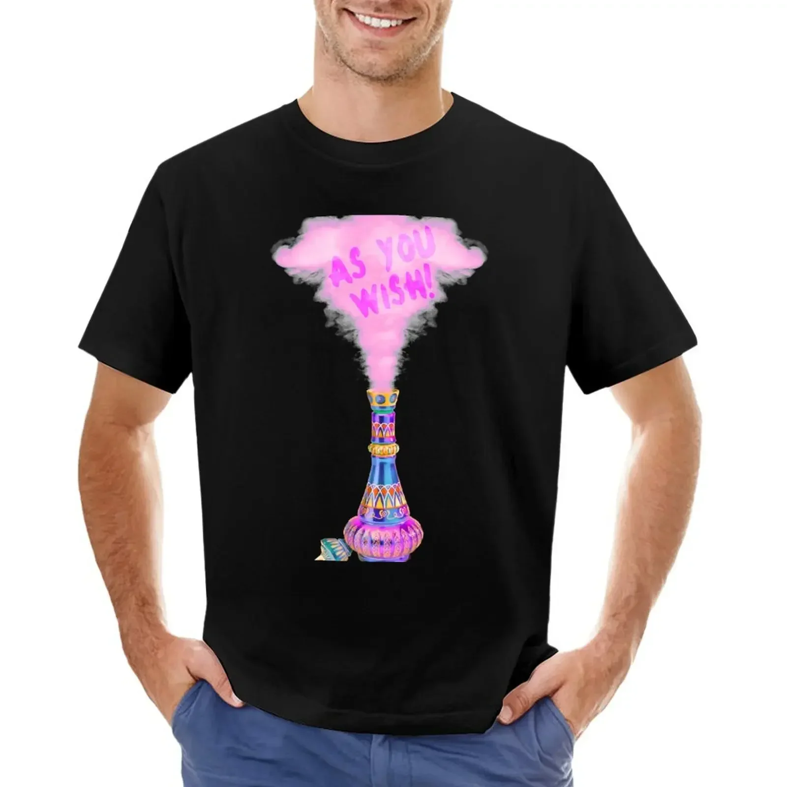 Genie Bottle - As You Wish T-shirt cute tops customizeds summer top tshirts for men