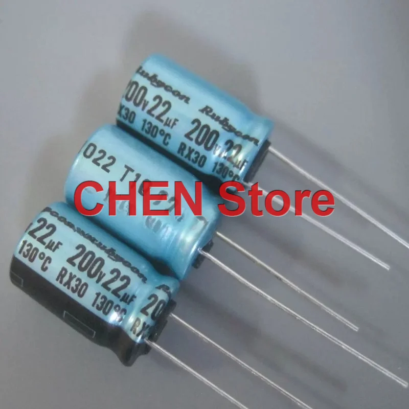 10PCS/50PCS original Rubycon RX30 200V22UF 10X16MM 130C electrolytic capacitor 22UF 200V free shipping