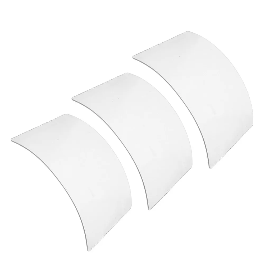 3Pcs Sandblasting Protective Mask Lens Dustproof Hood Lens Replacement Organic Glass Clear Sandblaster Mask Protective Cover