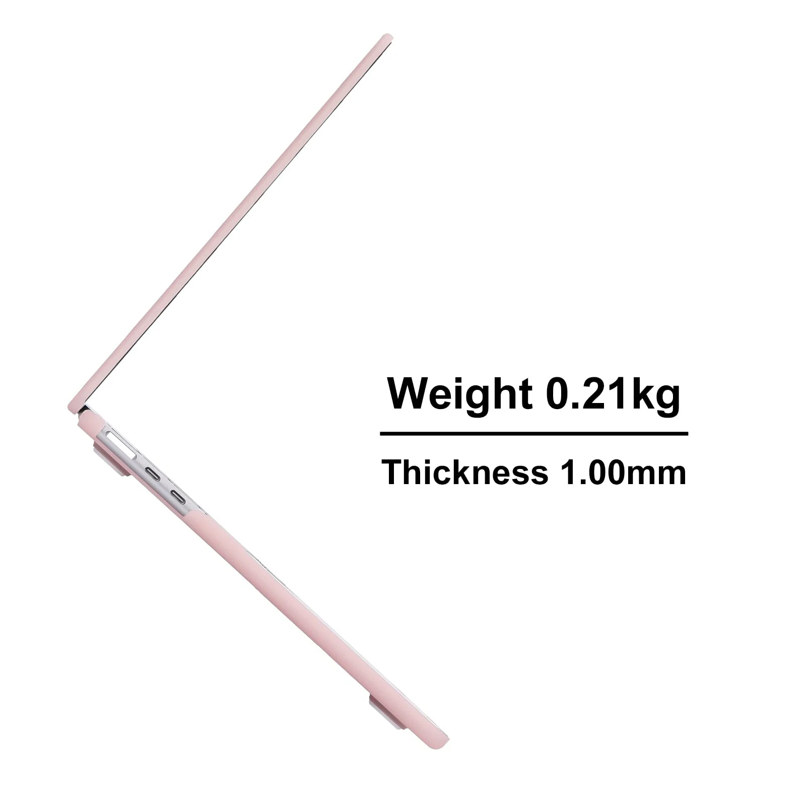 EooCoo Plastic Hard Matte Pink Case For Macbook Air 13 (M4 M3 M2 M1) For Macbook Air 15 (M4 M3 M2) For  Mac Pro 14 (M4 M3 M2 M1)