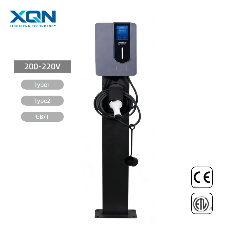 

Smart EV Wall Charger 22kW SECC V2X V2G V2L V2H Type1/Type2 AC Charger CE TUV Certified Home & Commercial Use