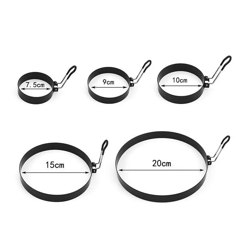 New 14 Styles Stainless Steel Egg Ring Non-Stick Egg Ring McMuffin Sandwiches Frying Or Shaping Eggs Household Breakfast Cooking