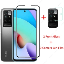 Glass for Xiaomi Redmi 10 Tempered Glass for Xiaomi Redmi 10 9 9T 9C 9A Note 10 Pro 4G 5G Phone Screen Protector Camera Len Film
