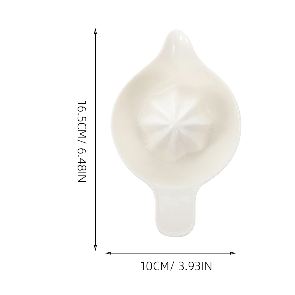 

Handheld Lemon Squeezer Manual Orange Juicer Ceramic Fruit Juice Extractor for Kitchen Home Cafe Milk Tea Shop Multi Purpose