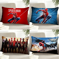 Marvel Spiderman hero pillowcase living room sofa super soft cushion cover suitable for home bedroom room decoration pillowcase