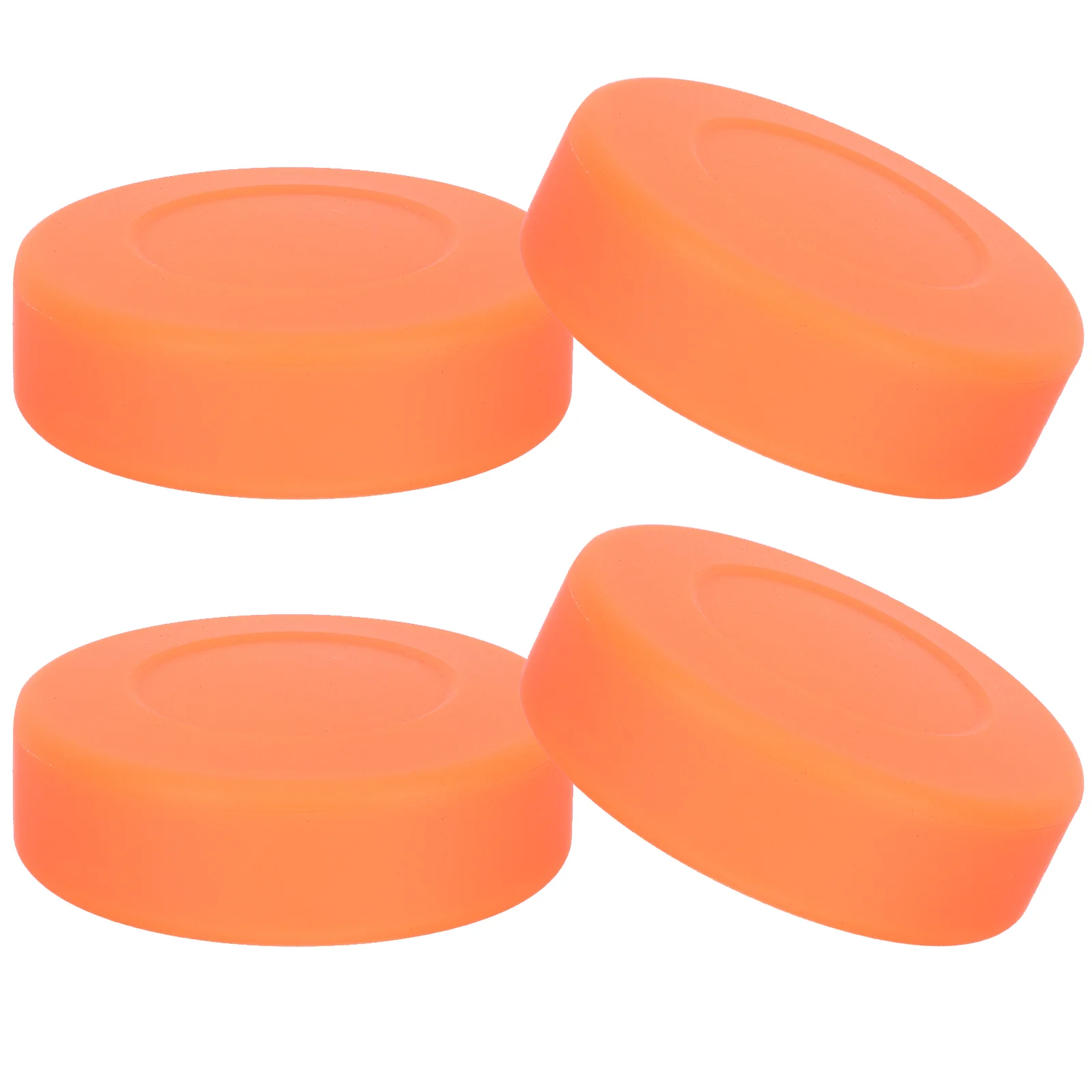 

4 Pcs Hockey Practice Ball Professional Puck Accessory Rubber Sports for Practicing