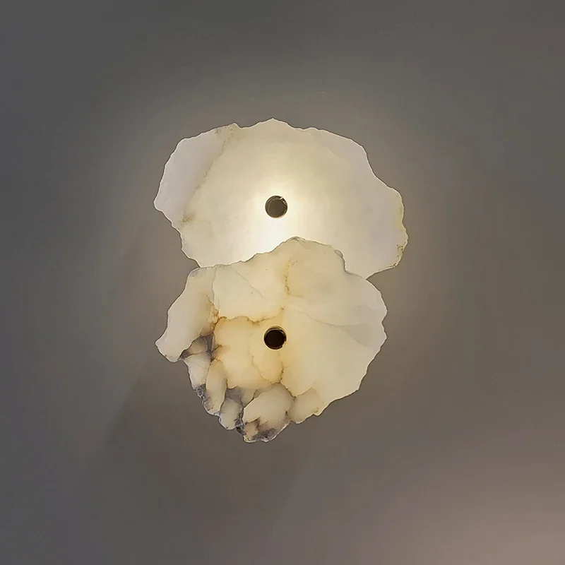 Natural Marble Wall Lamp Luxury Lighting Sconce For Bedroom Living Dining Room Wall Decor Modern Art Design Home Decor Lighting