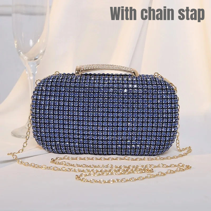 Choice Diamond Evening Clutch Purse Women Wedding Party Handbag Latch Purse Evening Bag Banquet Bag Exquisite Bridal Bag