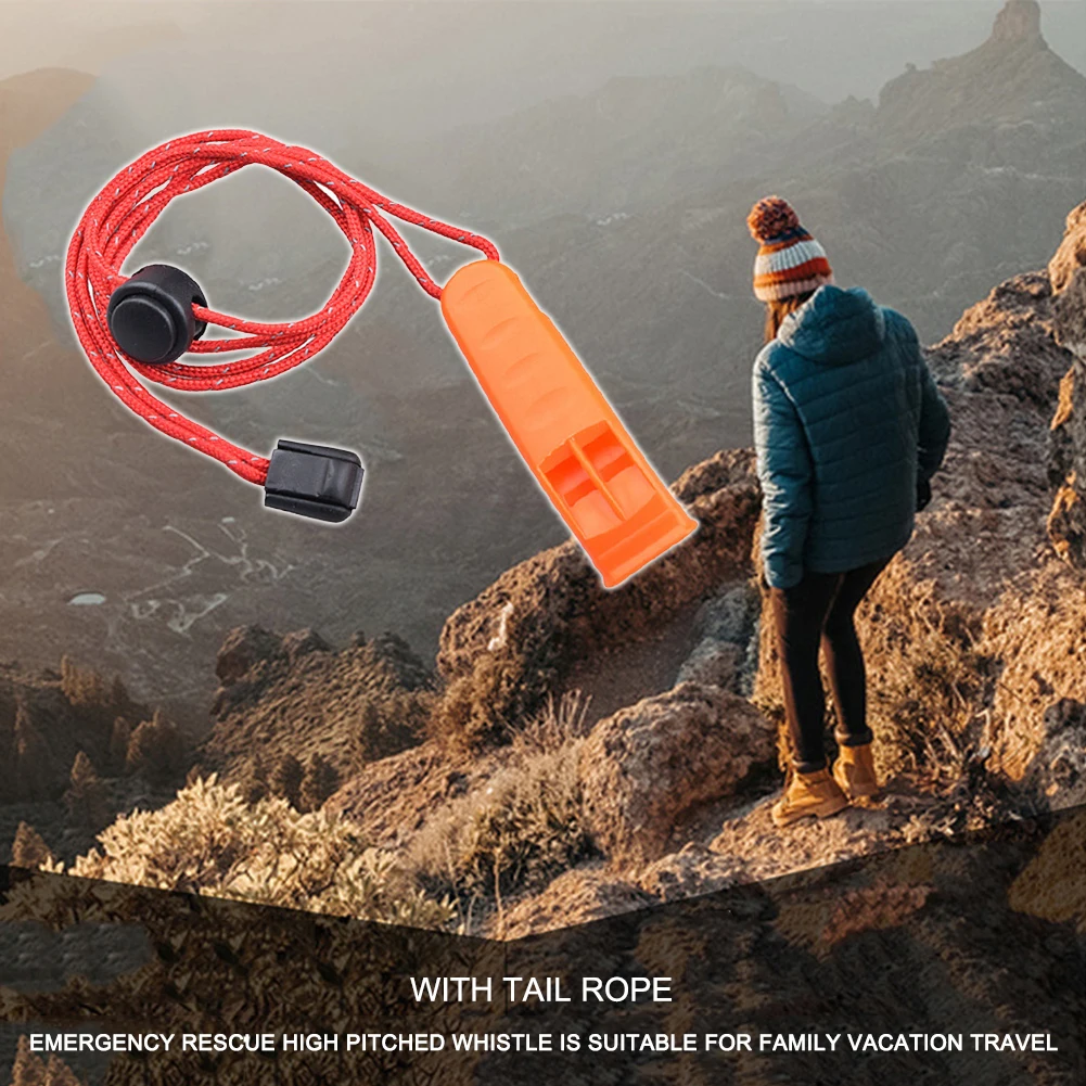 متعددة الوظائف في الهواء الطلق مخيم المشي لمسافات طويلة صافرة مع أدوات الطوارئ بقاء الحبل #4