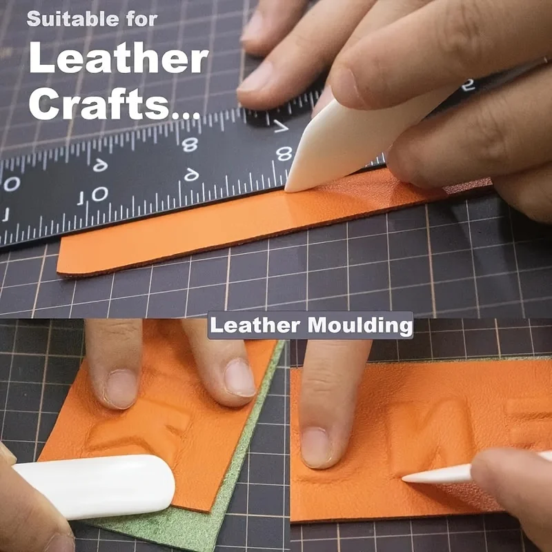2/5 Pcs Bone Folder Paper Creaser Scoring Folding Tool Smooth Polished Edge For Bookbinding Scrapbooking Leather Craft Handmade