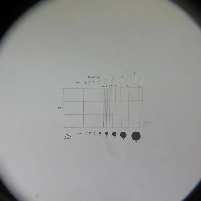 

CAT902 C2 Microscope Eyepiece Micrometer Slides Calibration Net Shaped Microscopio Accesorio Telescopio Inside Micrometer