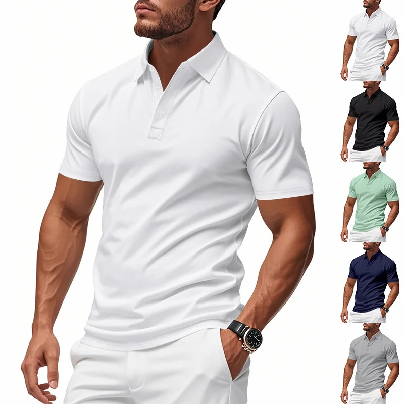 

Men Women Same Style Shirt Golf Business Casual Breathable Quick Dry Short Sleeve