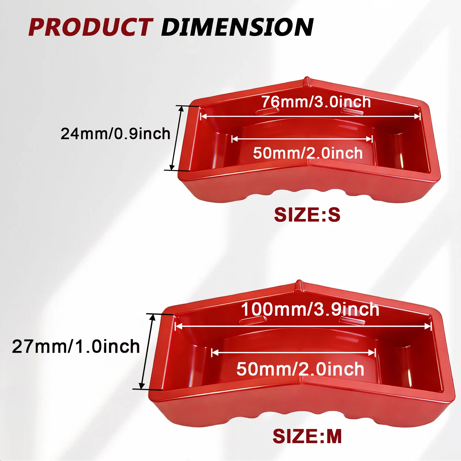Image of 2X Schwerlast-Gummi-Unterstellblock-Pads, Hebeunterlage, Stützadapter, Rahmenschienen-Schutz, Rutschfester Hebeadapter für Autohebebühnen, Schwarz/Rot