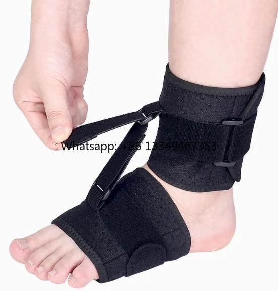 

wholesale Adjustable Foot Drop Unisex Plantar Fascia Foot Support Ankle Fixation Support Night Splint Foot Brace in stock