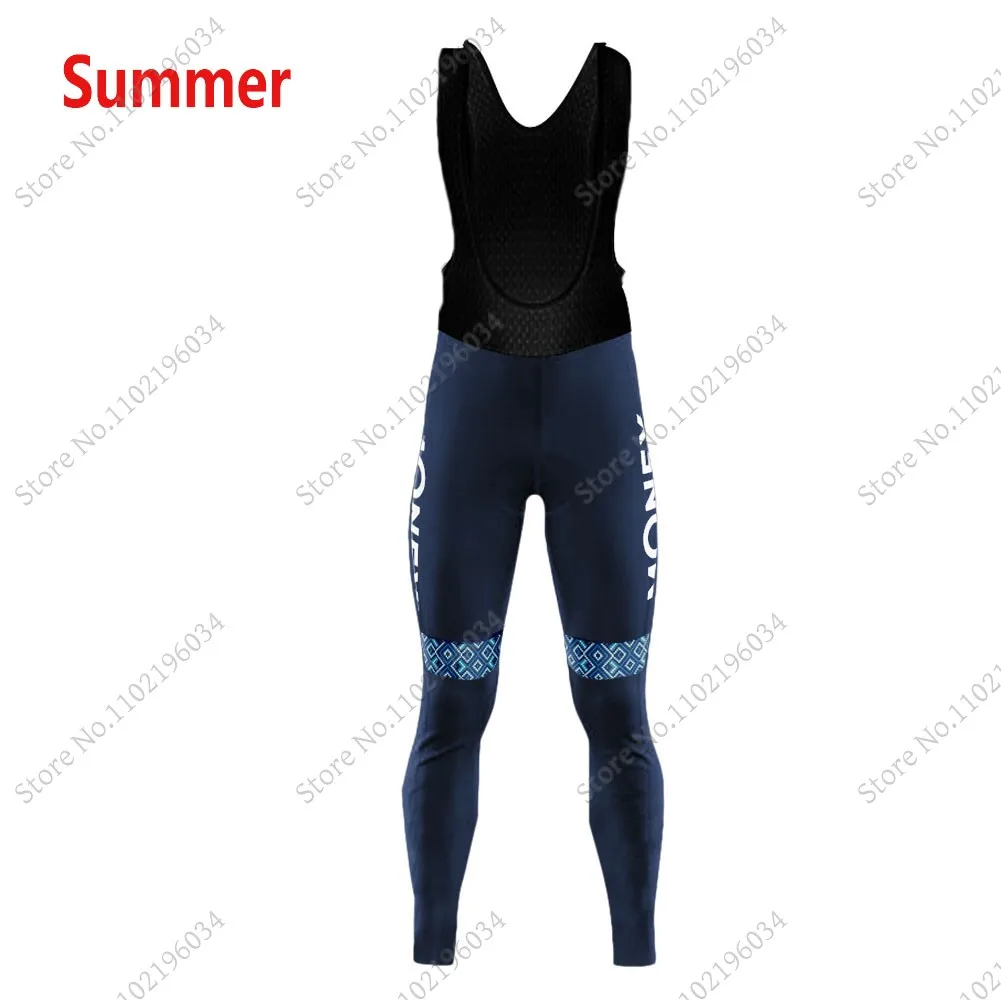 Team Race Ar-Monex 2024 Cycling Jersey Set Mexico Long Sleeve Cycling Clothing Suit Mens Long Sleeve MTB Bike Road Pants Bib