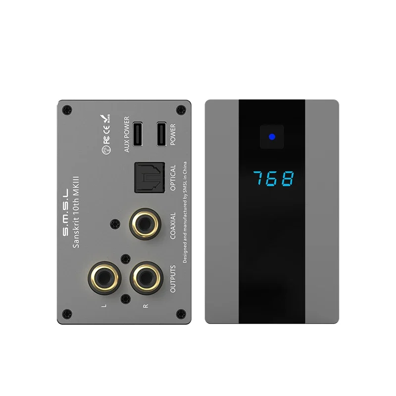 SMSL SK10 MKIII Decoder SK10 MK3 AK4493S DAC XU316 Support 768kHz/32Bit DSD512 with Remote Control