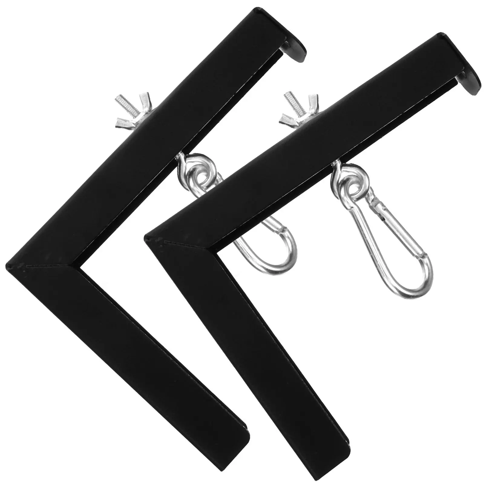 2Pcs Projector Screen Bracket L Shaped Wall Mount Hook Heavy Duty Iron Bracket for Home Office Classroom Projector Screen
