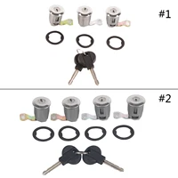 252522 Juego de barril de cerradura de puerta de coche con llaves para Peugeot Partner Citroen Berlingo Xsara