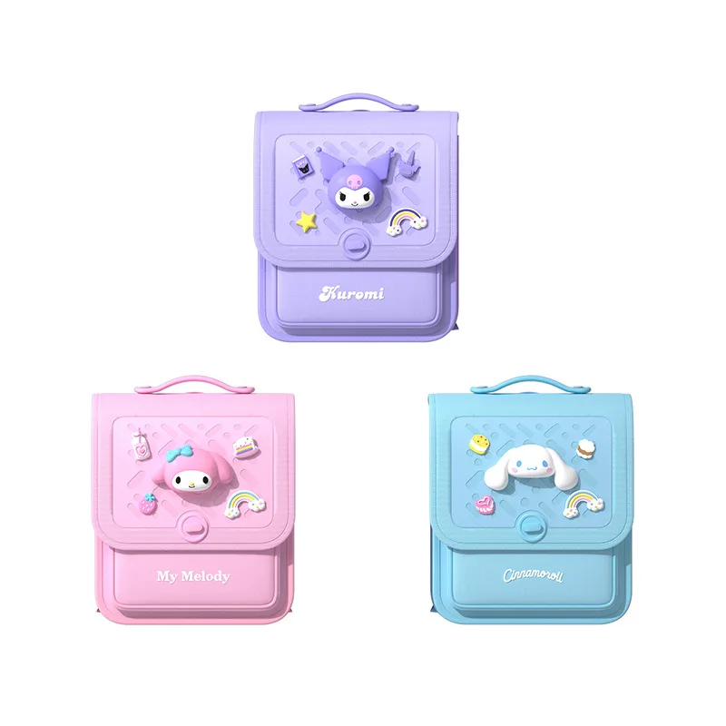

Sanrio Characters Kulomi My Melody Student Backpacks Back-Protecting And Load-Reducing Backpacks For Student Large-Capacity