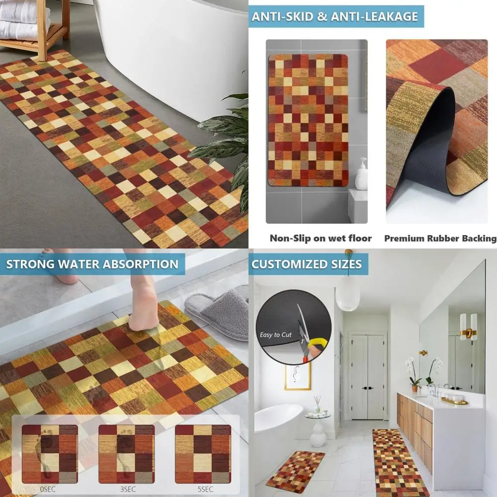 

резиновые противоскользящие, быстросохнущие, впитывающие тонкие коврики для ванной по индивидуальному заказу, моющиеся коврики для ванной комнаты