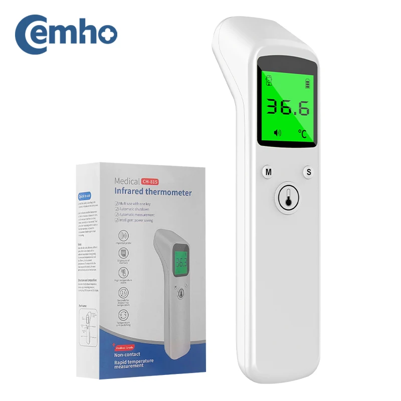 Forehead Thermometer, Baby and Adults Thermometer with Fever Alarm, LCD Display, Ideal for Whole Family.