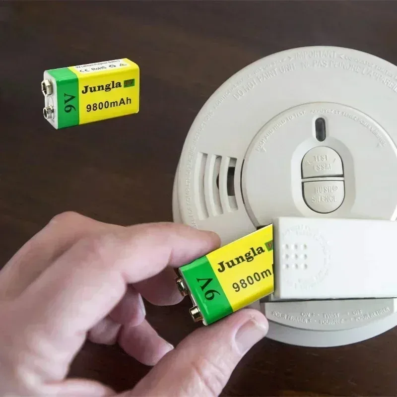 2026 9V 9800mAh li-ion Rechargeable battery Micro USB Batteries 9 v lithium for Multimeter Microphone Toy Remote Control KTV use